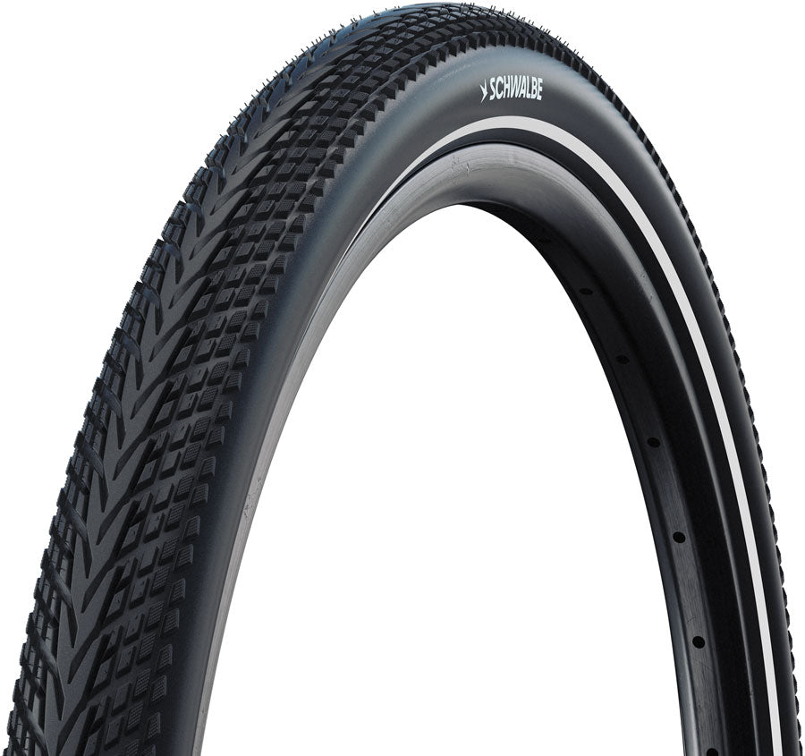 Schwalbe Marathon Almotion Pro Tire - 700 x 40, Tubeless, Folding, Black/Reflex, Pro, V-Guard, Addix Race, E-50