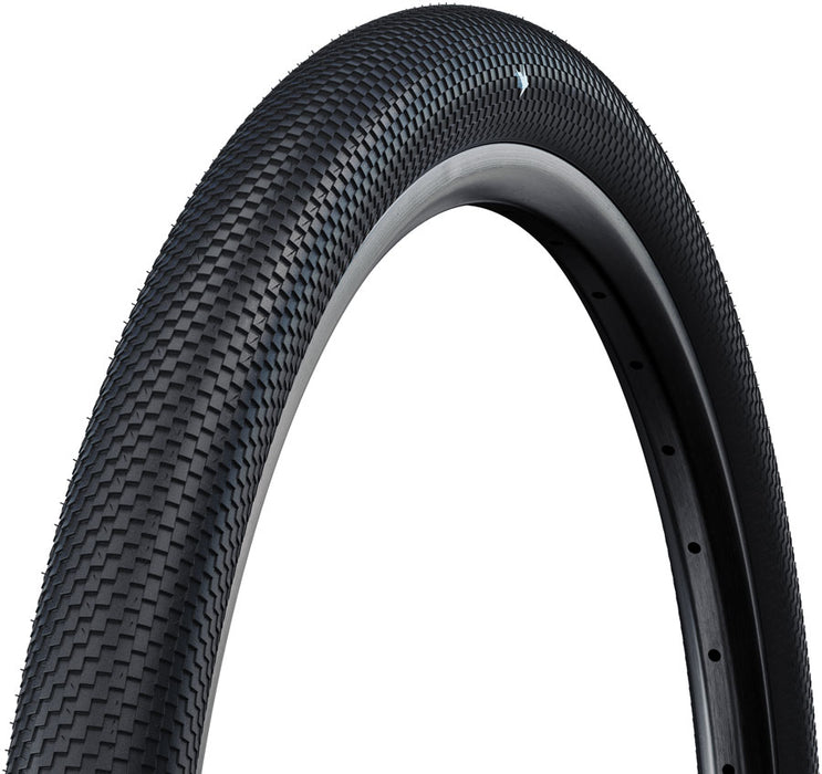 Schwalbe Motion Kojak Tire - 700 x 40, Clincher, Wire, Black, Standard, RaceGuard, Addix Green, E-25