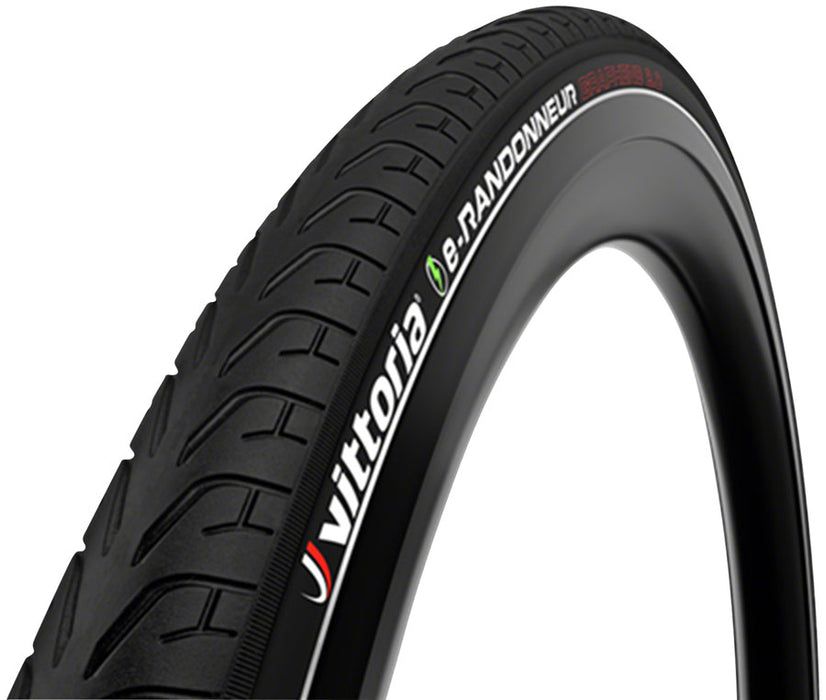 Vittoria e-Randonneur Tire - 700 x 48, Clincher, Wire, Black/Reflective, G2.0