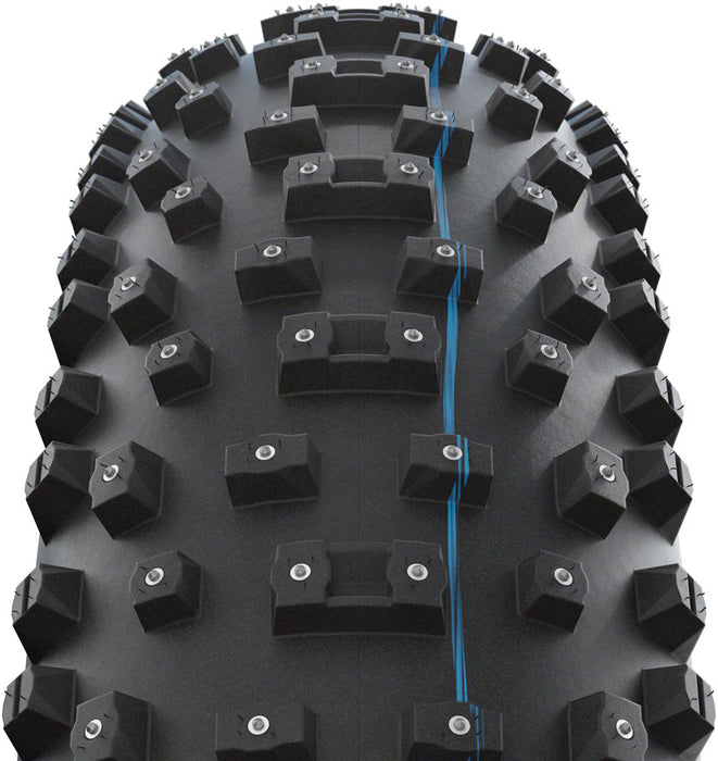 Schwalbe Al Mighty Tire - 26 x 4.8", Tubeless, Folding, Black, Evolution Line, Addix Speed Grip, Super Ground, E-25, Studded