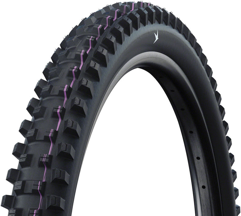 Schwalbe Shredda Front Tire - 29 x 2.50, Tubeless, Folding, Black, Evolution Line, Gravity Pro, Addix Soft, Radial, E-50