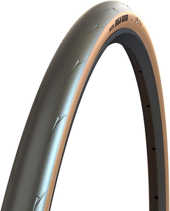 Maxxis High Road Tire - 700 x 25, Clincher, Folding, Black/Tan, HYPR, ZK