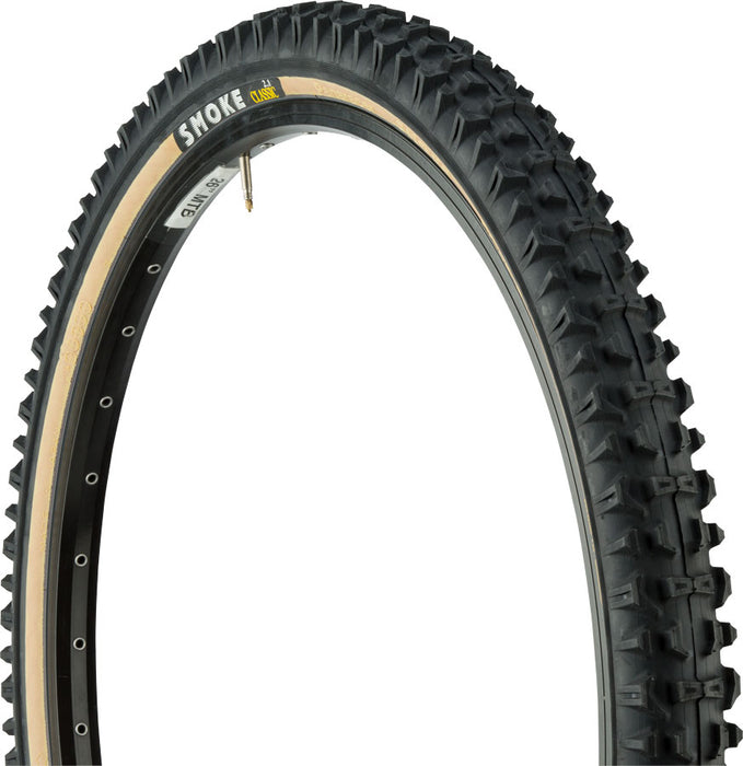 Panaracer Smoke Tire - 26 x 2.1, Clincher, Folding, Black/Tan, 60tpi