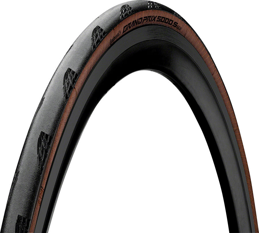 Continental Grand Prix 5000 S TR Tire - 700 x 30, Tubeless, Folding, Black/Transparent, BlackChili, Vectran Breaker, LazerGrip, ACT