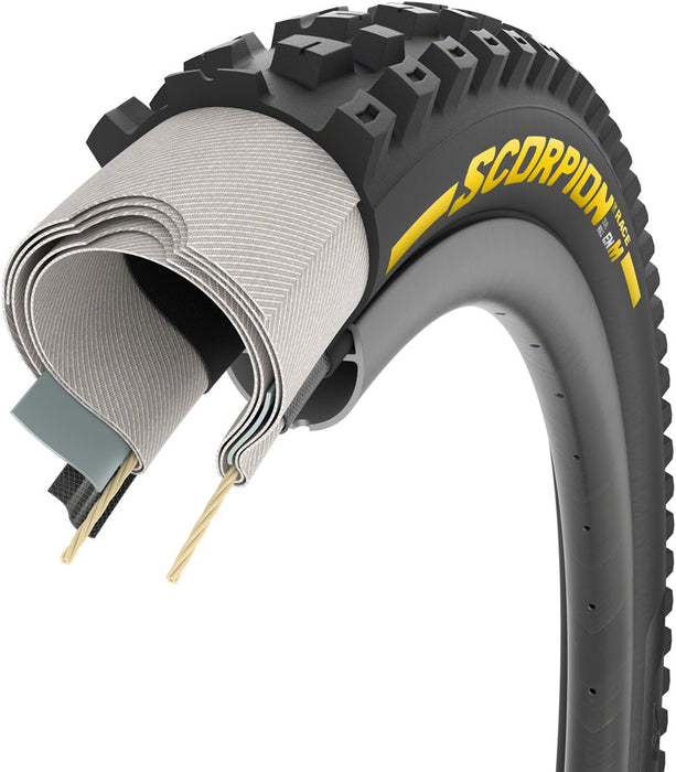 Pirelli Scorpion Race Enduro M Tire - 29 x 2.5, Tubeless, Folding, Yellow Label Team Edition, DualWALL, SmartEVO DH