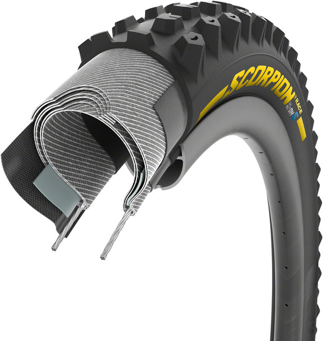 Pirelli Scorpion Race DH S Tire - 29 x 2.5, Clincher, Wire, Yellow Label Team Edition, DualWALL+, SmartEVO DH