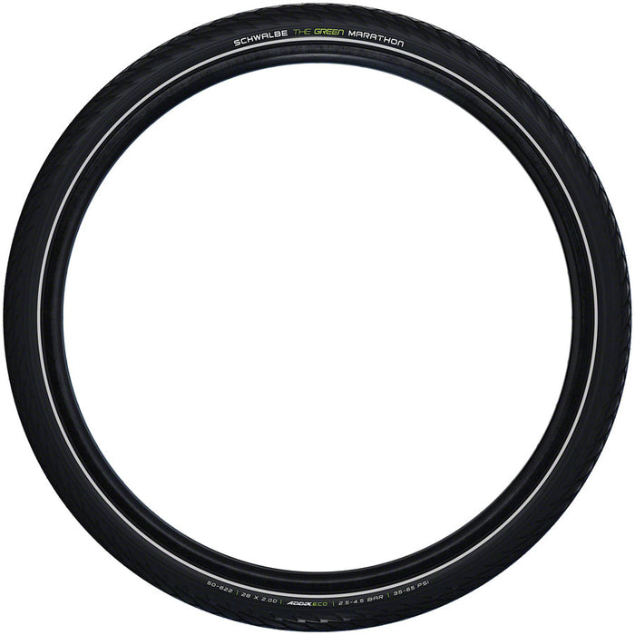 Schwalbe Green Marathon E25 Tire, 700x38, Black/Reflex