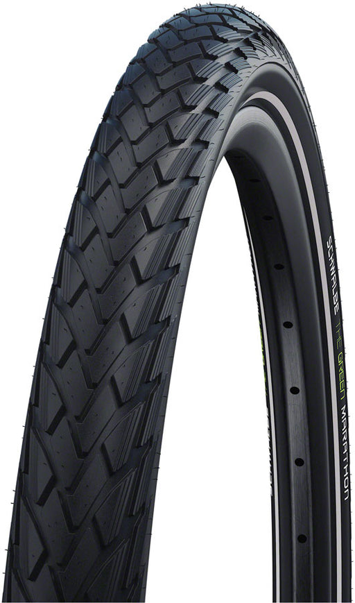 Schwalbe Green Marathon Tire - 700 x 47, Clincher, Wire, Black/Reflective, Performance Line, GreenGuard, Addix