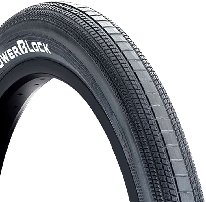 Tioga PowerBlock Tire - 24 x 2.1, Clincher, Wire, Black, 60tpi