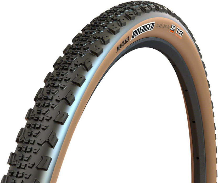 Maxxis Ravager Tire - 700 x 50, Tubeless, Folding, Black/Tan, EXO