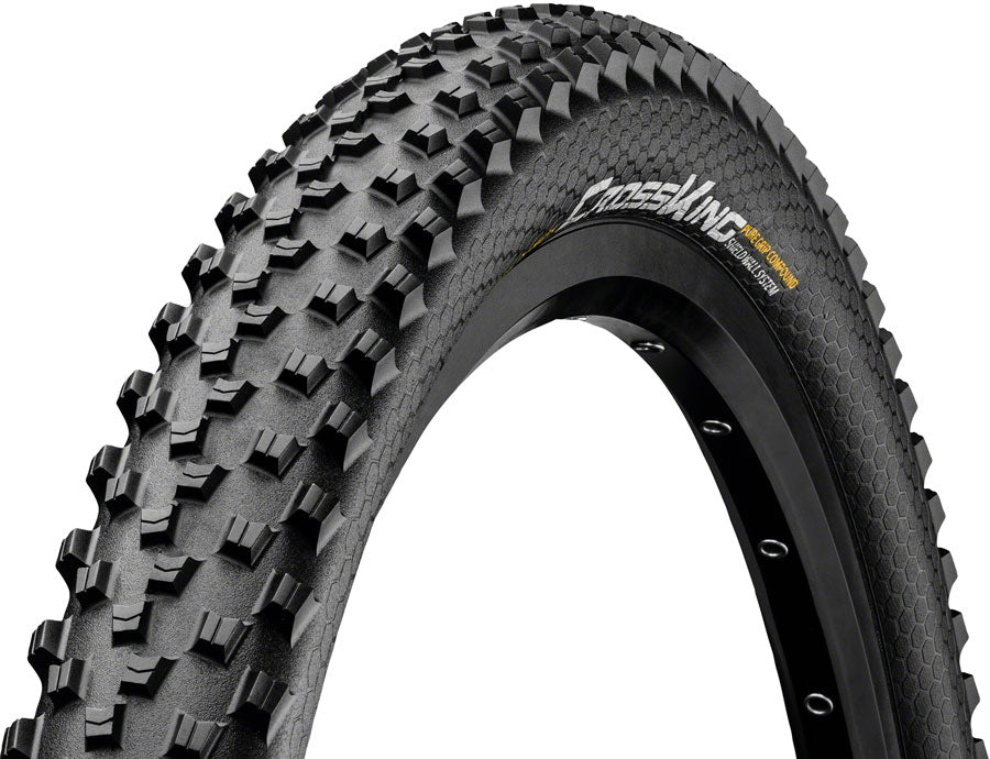 Continental Cross King Tire - 26 x 2.20, Tubeless, Folding, Black, PureGrip, ShieldWall System, E25