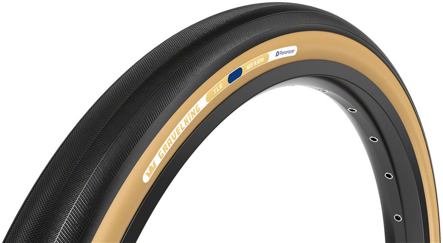 Panaracer GravelKing Slick Tire - 700 x 26, Clincher, Folding, Black/Brown