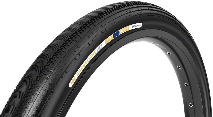 Panaracer GravelKing SS Tire - 650b x 48 / 27.5 x 1.90, Tubeless, Folding, Black