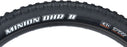 Maxxis Minion DHR II Tire - 26 x 2.4, Tubeless, Folding, Black, 3C Terra, EXO, Wide Trail
