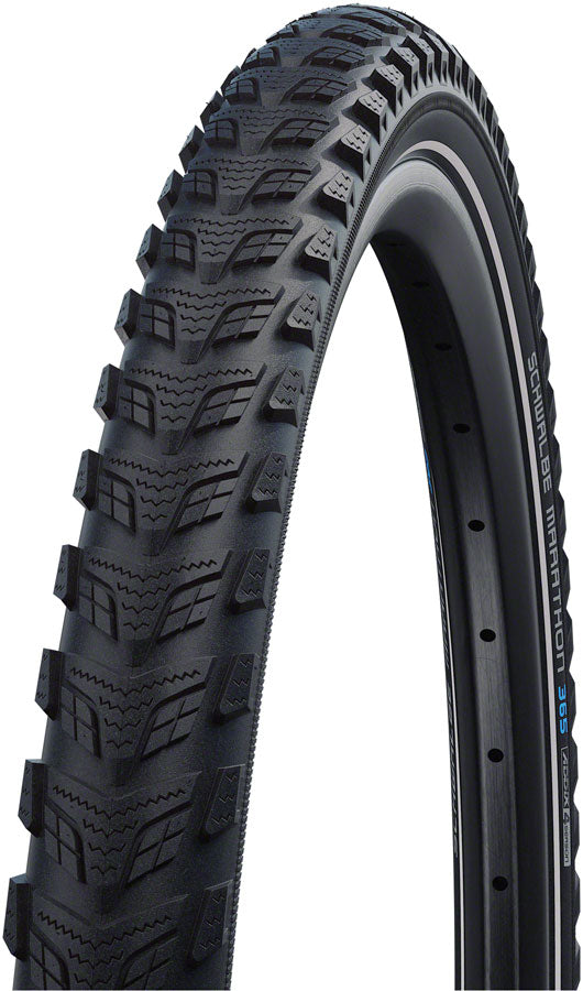 Schwalbe Marathon 365 Tire - 26 x 2.0, Clincher, Wire, Black/Reflective, Performance Line, GreenGuard, Addix 4Season, E-50