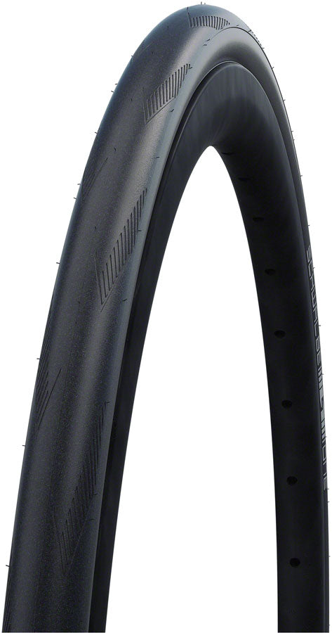 Schwalbe One Plus Tire - 700 x 25, Clincher, Wire, Black/Reflective, Performance Line, SmartGuard, Addix