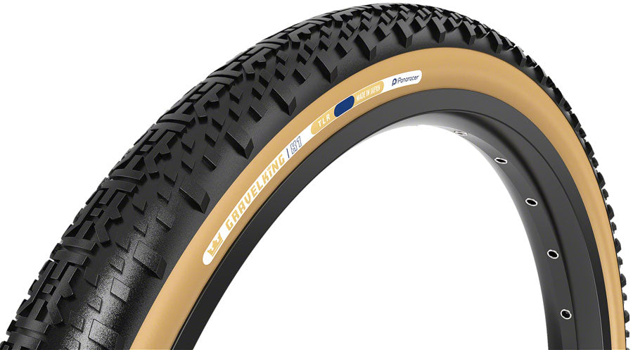 Panaracer GravelKing X1 Tire, 700x45, TLC,  Black/Brown