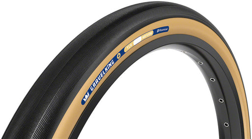 Panaracer GravelKing Slick Plus Tire - 700 x 35, Tubeless, Folding, Black/Brown