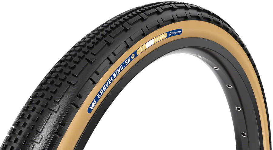 Panaracer GravelKing SK Plus Tire - 650b x 48 / 27.5 x 1.90, Tubeless, Folding, Black/Brown