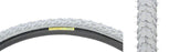 Primo Wheelchair Tire - 24 x 1 3/8, Clincher, Wire, Gray/Black
