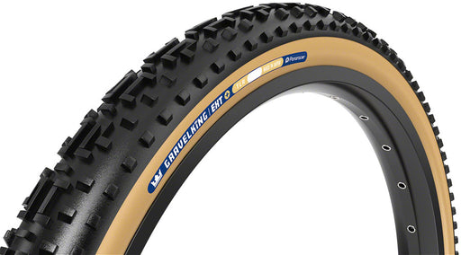 Panaracer GravelKing EXT Plus Tire - 700 x 45, Tubeless, Folding, Black/Brown