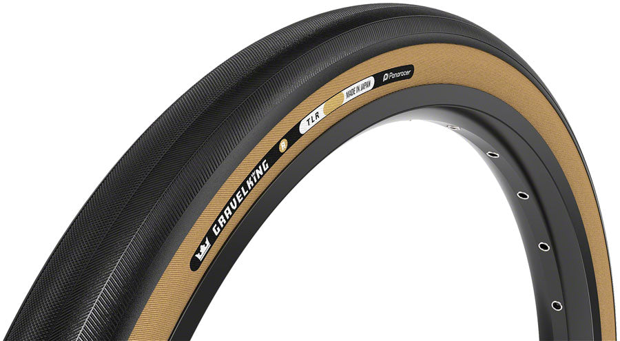 Panaracer GravelKing R Tire, 700x35, TLC, Black/Amber