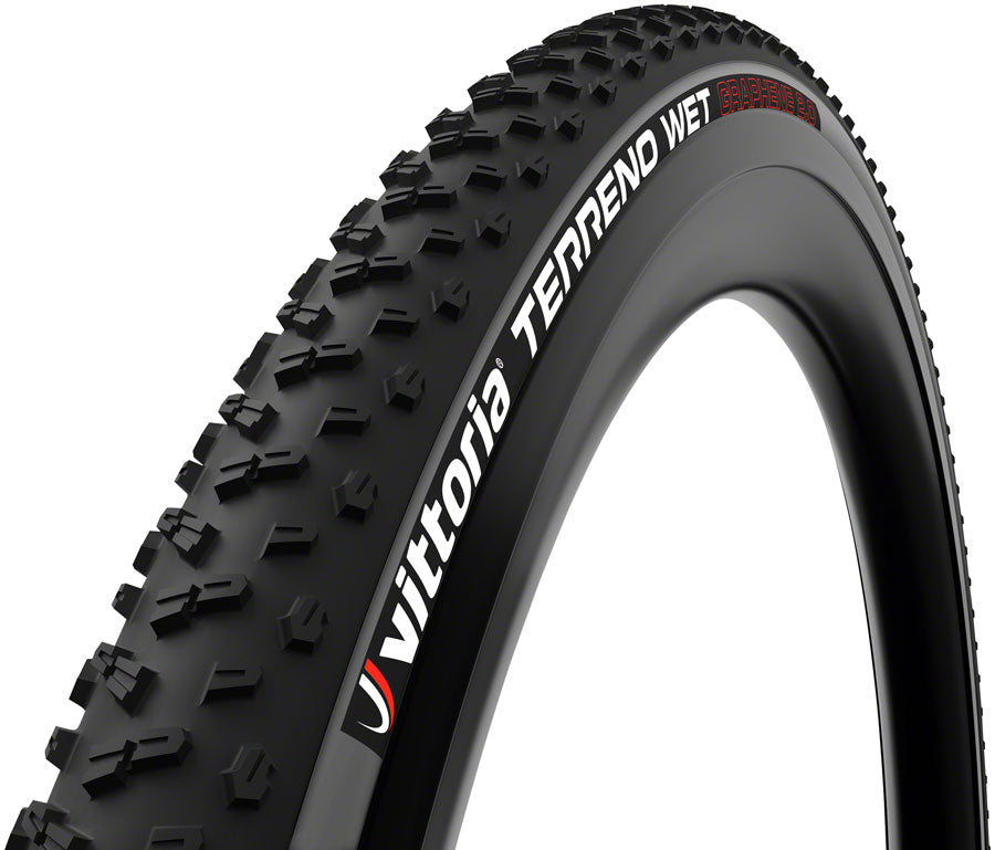 Vittoria Terreno Wet Tire - 700 x 33, Tubeless, Folding ,Black/Anthracite, G2.0