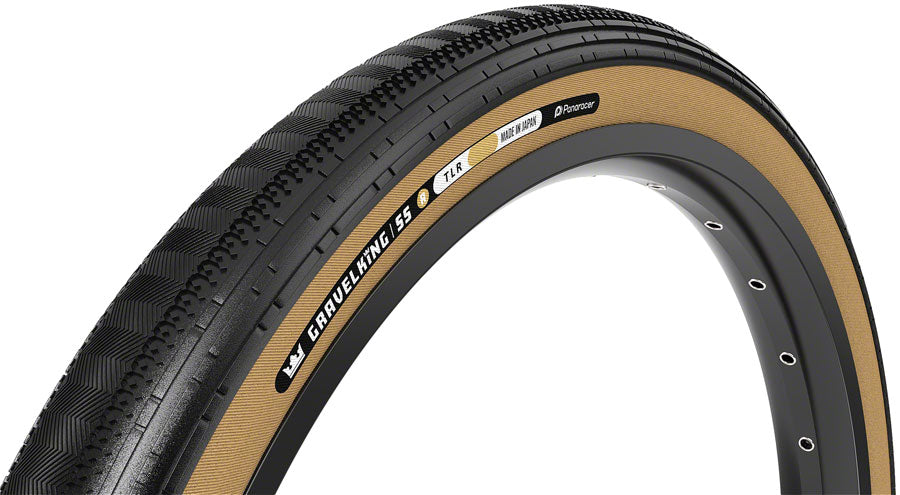 Panaracer GravelKing SS R Tire - 700 x 45, Tubeless, Folding, Black/Amber