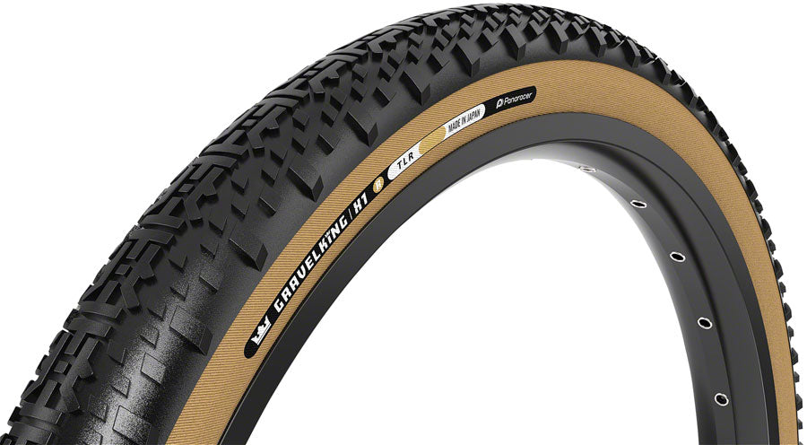 Panaracer GravelKing X1 R Tire - 700 x 50, Tubeless, Folding, Black/Amber
