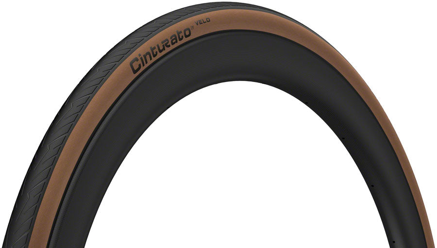 Pirelli Cinturato Velo TLR Tire - 700 x 28, Tubeless, Folding, Classic Tan