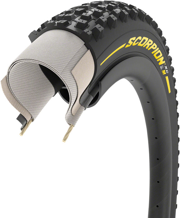Pirelli Scorpion XC M Tire - 29 x 2.2, Tubeless, Folding, Yellow Label, Team Edition, ProWall, SmartGrip