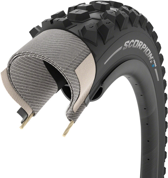 Pirelli Scorpion Trail S Tire - 29 x 2.4, Tubeless, Folding, Black, ProWall, SmartGrip