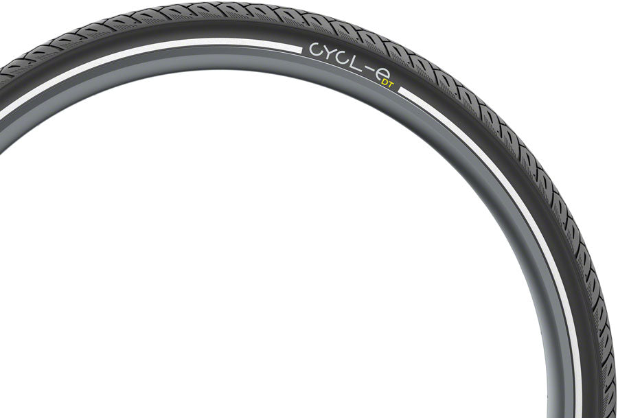 Pirelli Cycl-e DT Tire - 700 x 47, Clincher, Wire, Black, Reflective