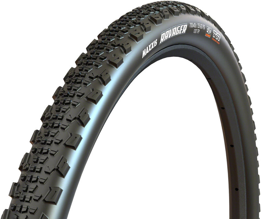 Maxxis Ravager Tire - 700 x 45, Tubeless, Folding, Black, SilkShield