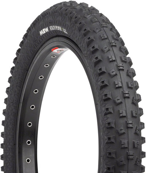 MSW Utility Player Tire - 14 x 2.25, Black, Rigid Wire Bead, 33tpi
