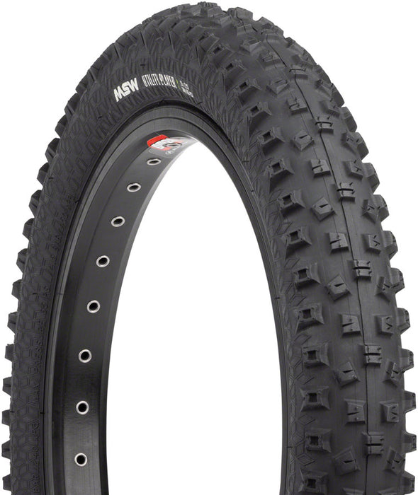 MSW Utility Player Tire - 14 x 2.25, Black, Rigid Wire Bead, 33tpi