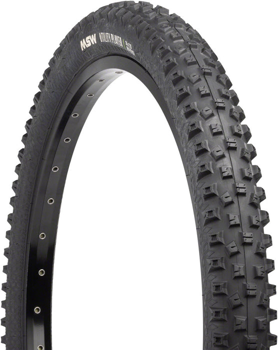 MSW Utility Player Tire - 18 x 2.25, Black, Folding Wire Bead, 33tpi
