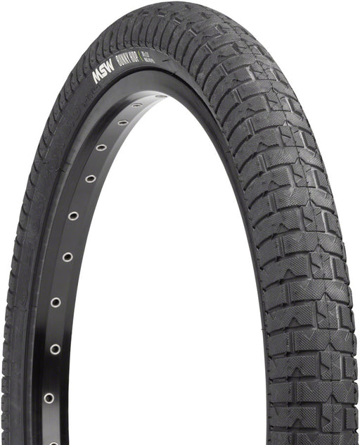 MSW Bunny Hop Tire - 20 x 2.0, Black, Folding Wire Bead, 33tpi