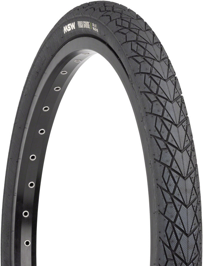 MSW Tour Guide Tire - 20 x 1.75, Black, Rigid Wire Bead, 33tpi