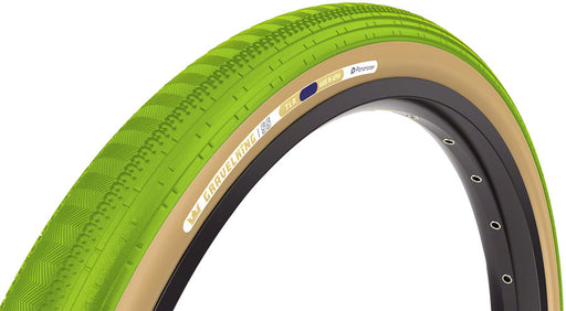 Panaracer GravelKing SS Tire - 700 x 45, Tubeless, Folding, Matcha/Brown