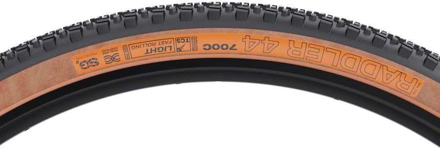 WTB Raddler TCS Light Fast Rolling SG2 Tire, 700x44 Tan