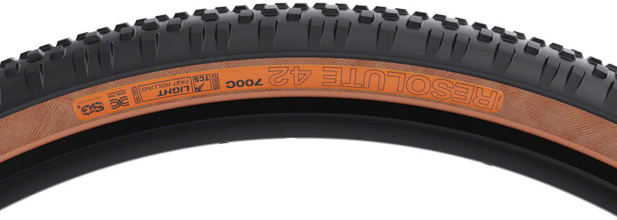 WTB Resolute TCS Light Fast Rolling SG2 Tire, 700x42 Tan