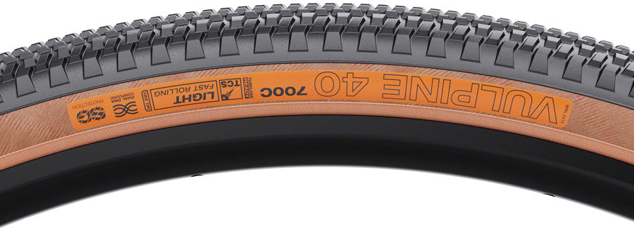 WTB Vulpine TCS Light Fast Rolling SG Tire, 700x40 Tanwall