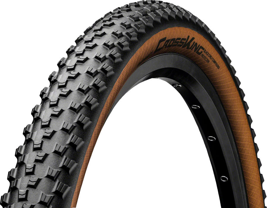 Continental Cross King Tire - 27.5 x 2.20, Tubeless, Folding, Black/Bernstein, BlackChili, ProTection, E25