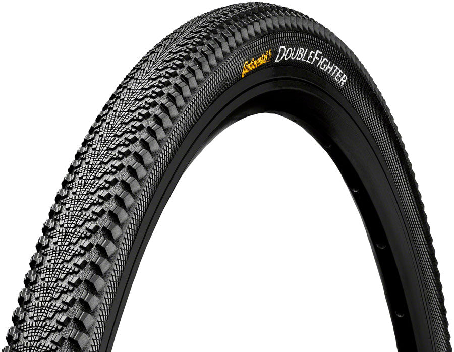 Continental DoubleFighter III Tire - 27.5 x 2.00, Clincher, Wire, Black, Sport
