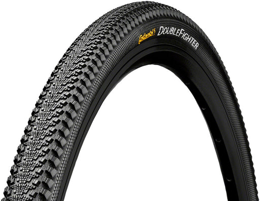 Continental DoubleFighter III Tire - 700 x 35, Clincher, Wire, Black, Sport