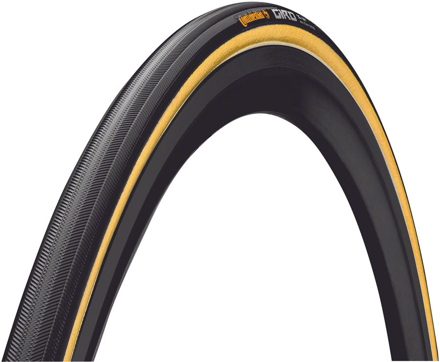Continental Giro Tire - 700 x 22, Tubular, Folding, Black/Transparent, Performance