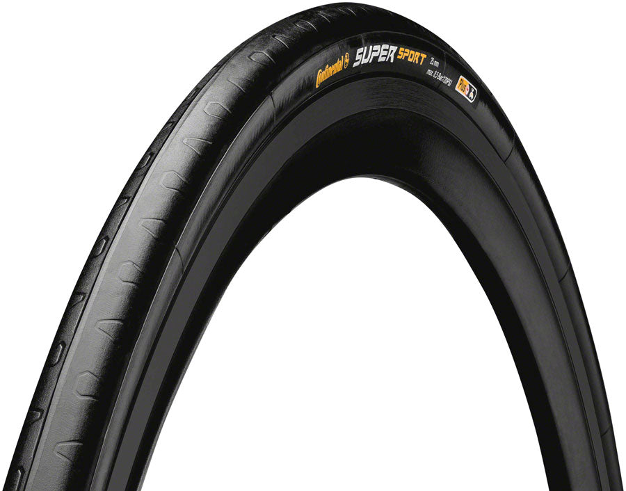 Continental Super Sport Plus Tire - 700 x 23, Clincher, Folding, Black, Plus Breaker