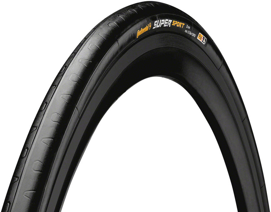 Continental Super Sport Plus Tire - 700 x 28, Clincher, Wire, Black, Plus Breaker