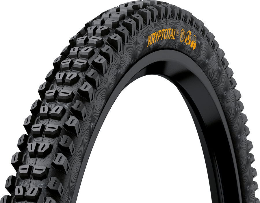 Continental Kryptotal Rear Tire - 27.5 x 2.40, Tubeless, Folding, Black, SuperSoft, Enduro Casing, E25